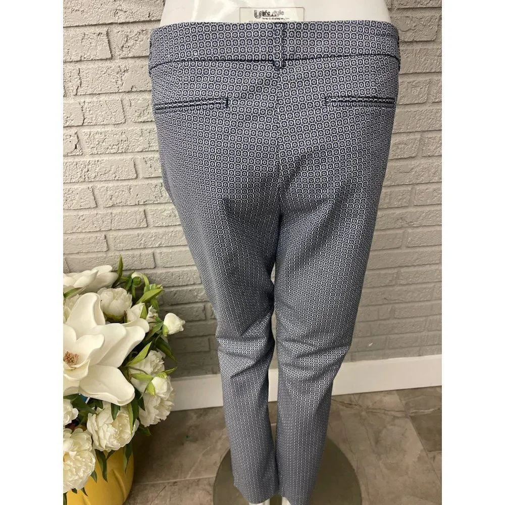 Dalia Blue Straight Leg Pants Size 12